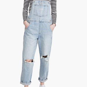Levi's womens Premium Vintage Overalls (bright light)